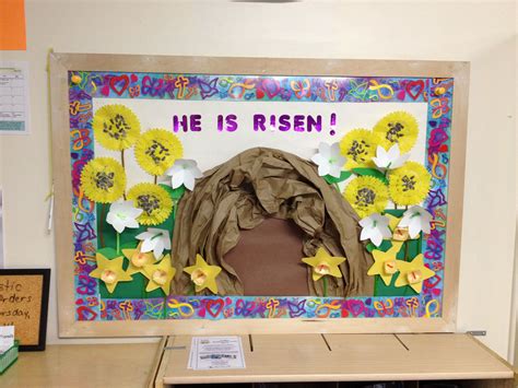 bulletin board ideas for easter in church